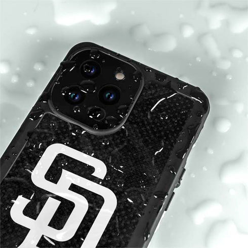 MLB San Diego Padres Dark Wash iPhone 15 Pro Waterproof Case